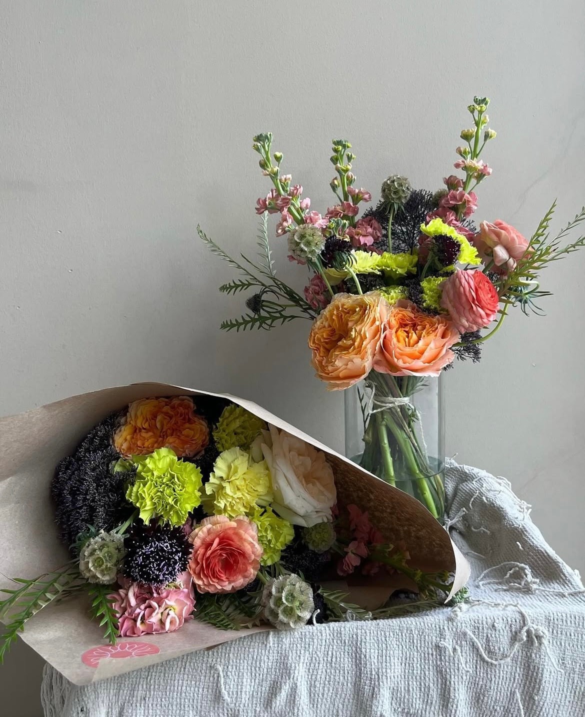 Person making Bouquette